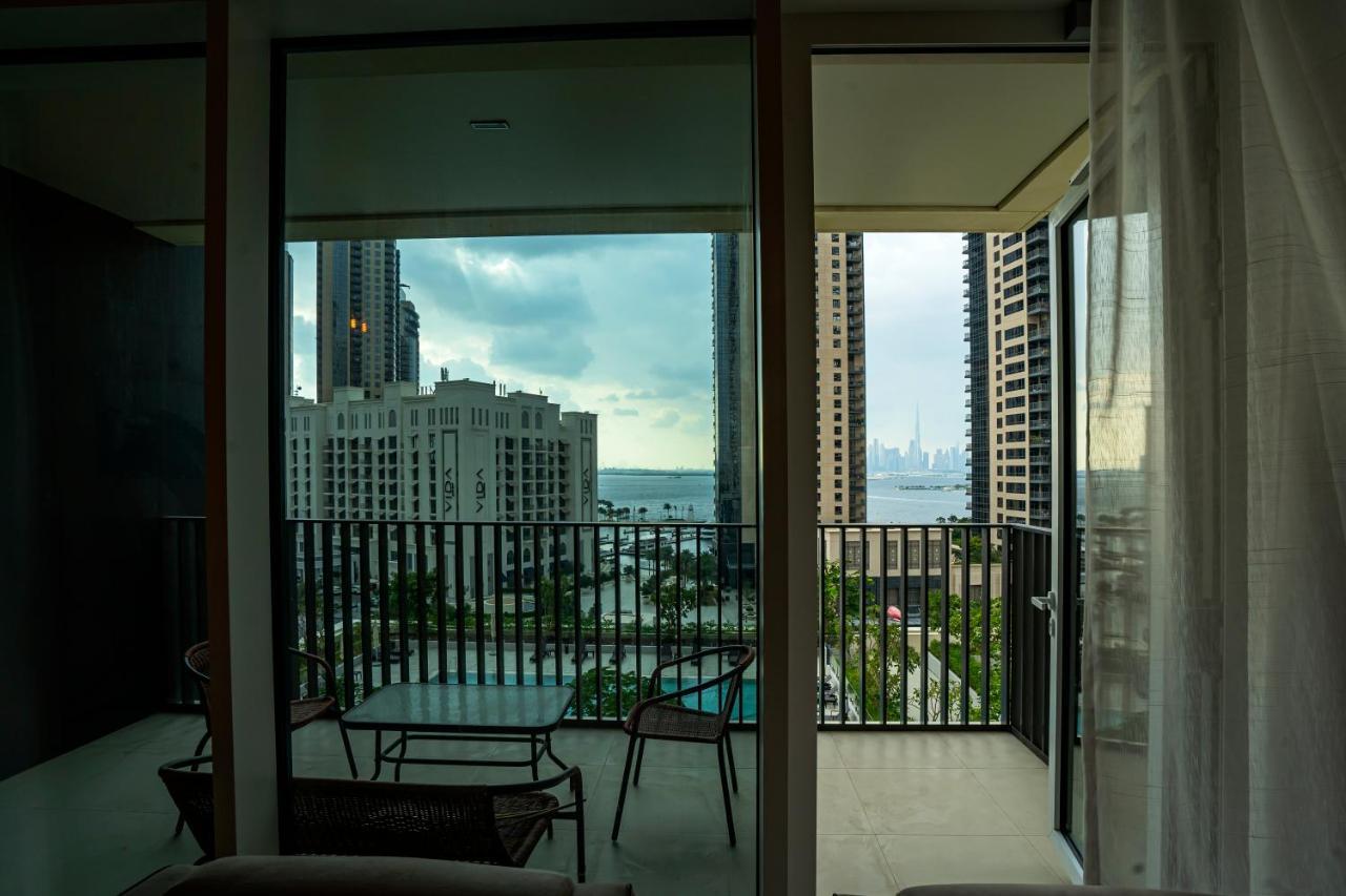3Br Haven With Burj Views By Magnoliasvhr Aparthotel Dubai Bagian luar foto