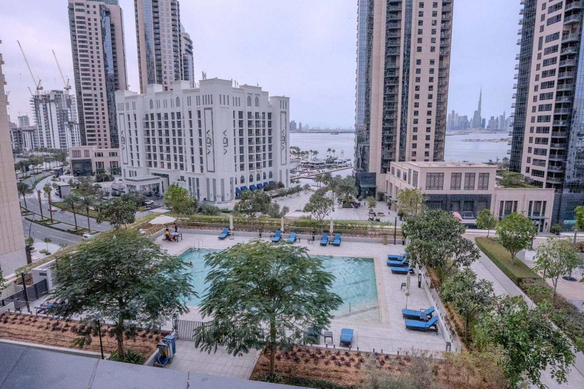 3Br Haven With Burj Views By Magnoliasvhr Aparthotel Dubai Bagian luar foto