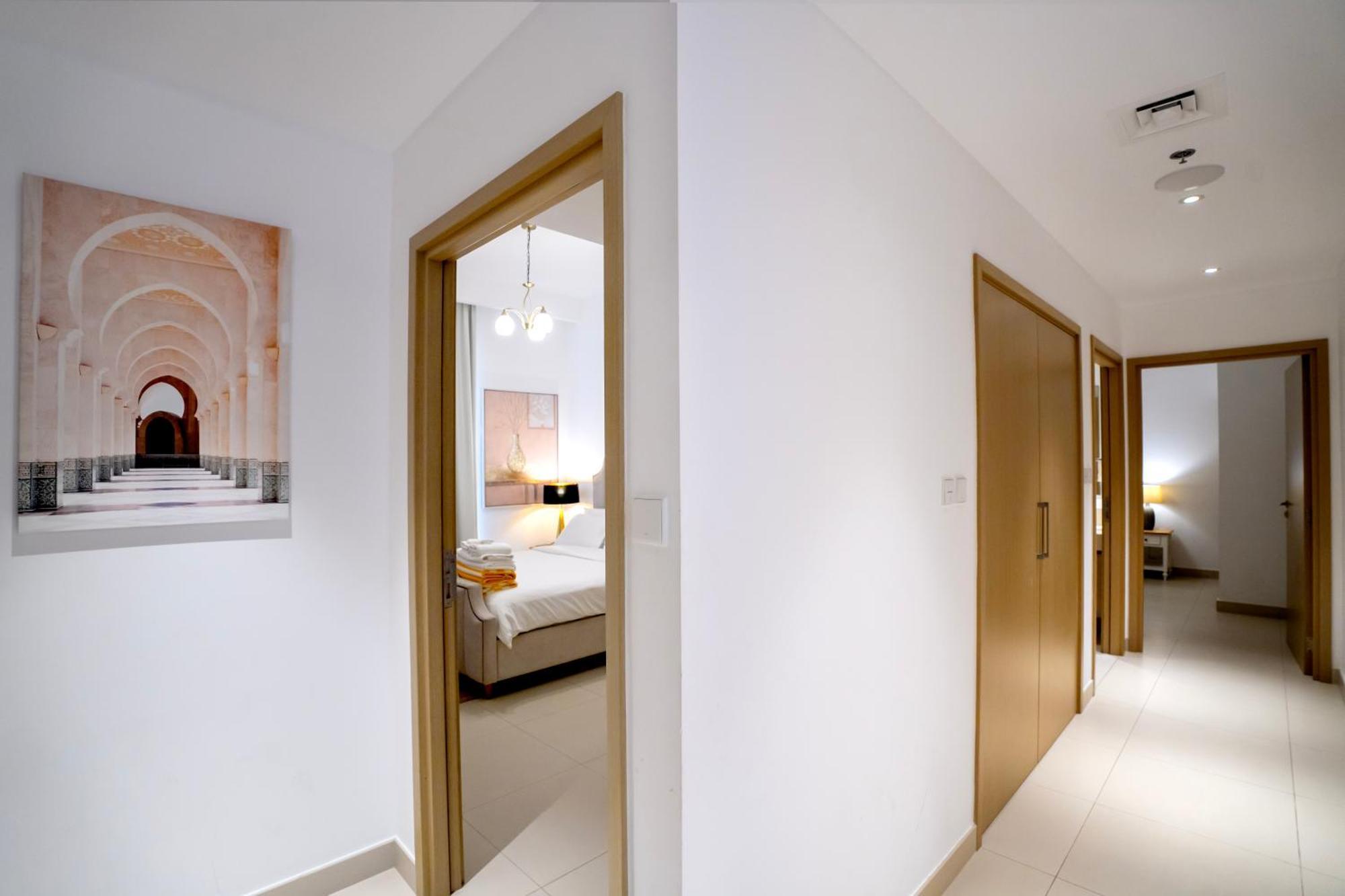 3Br Haven With Burj Views By Magnoliasvhr Aparthotel Dubai Bagian luar foto