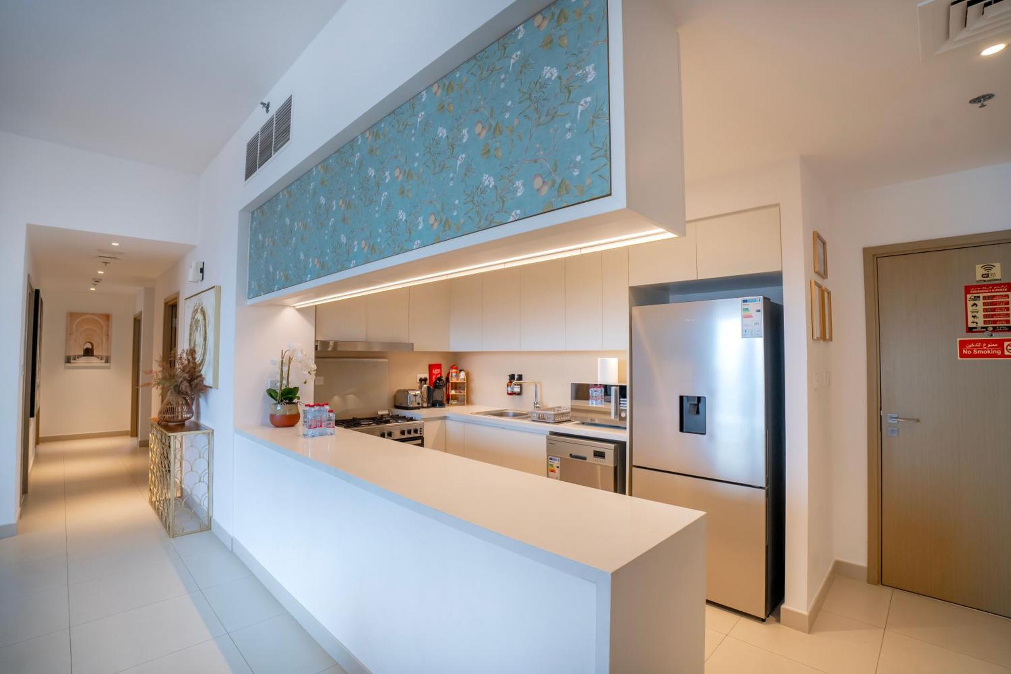 3Br Haven With Burj Views By Magnoliasvhr Aparthotel Dubai Bagian luar foto